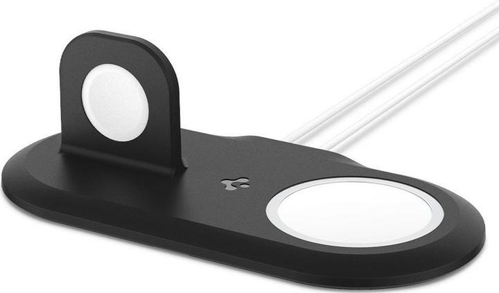 Produktbild Spigen Magfit Duo Apple Magsafe & Watch Charger Stand black (5 W)