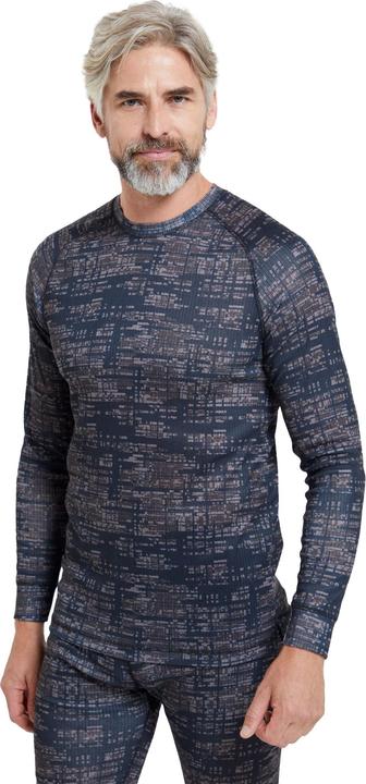 Actual product image Mountain Warehouse Mens Talus Printed Long-Sleeved Thermal Top (L)