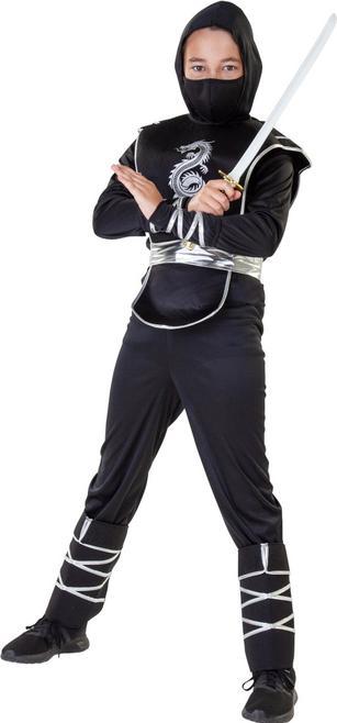 Produktbild MICA Festival Kostüm - Ninja - 7-teilig - für Kinder - verschiedene Grössen 110/116 (110, 116)