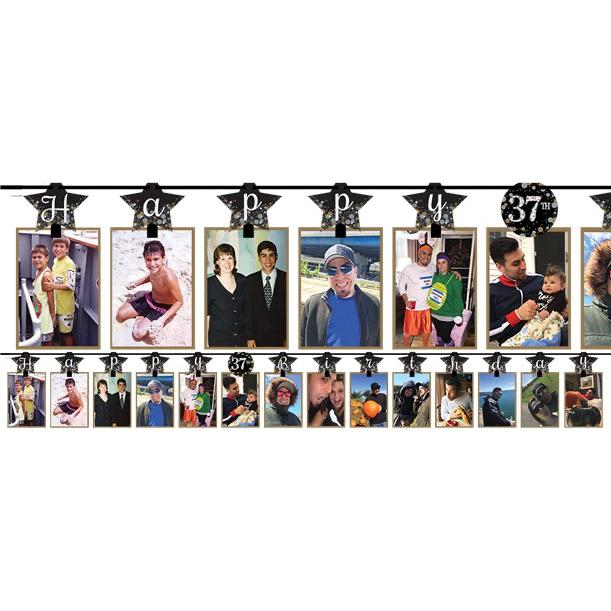 Thumbnail - Amscan Girlande mit Geburtstagsfotos