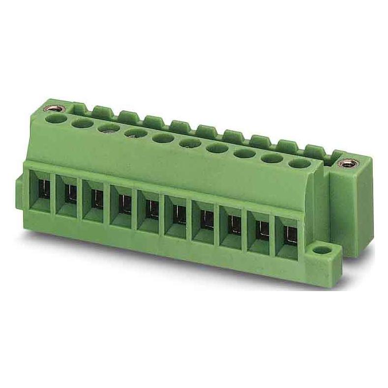 Phoenix Contact PHOE Grundleiste, Elektronikkabel + Stecker, Grün
