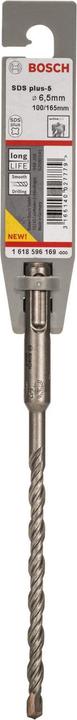 Produktbild Bosch Professional Zubehör Hammerbohrer SDS plus-5, 6,5 x 100 x 165 mm (6.5 mm)