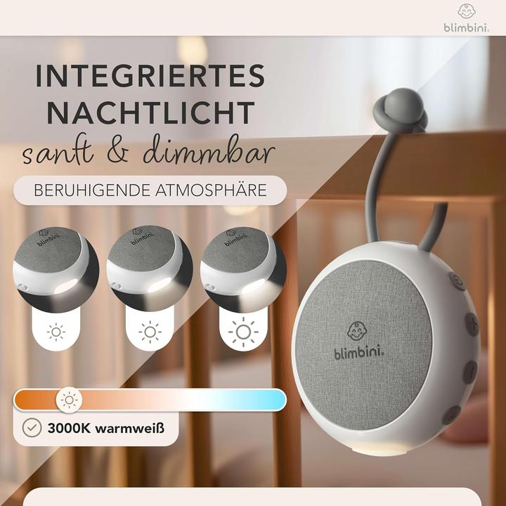 Actual product image Blimbini White noise machine with night light