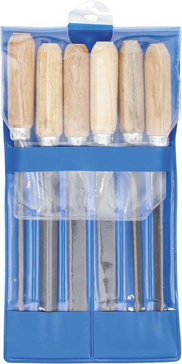 Produktbild BGS Schlüsselfeilen-Satz Holzheft 100 mm 6-tlg. (Hieb 2, 100 mm)