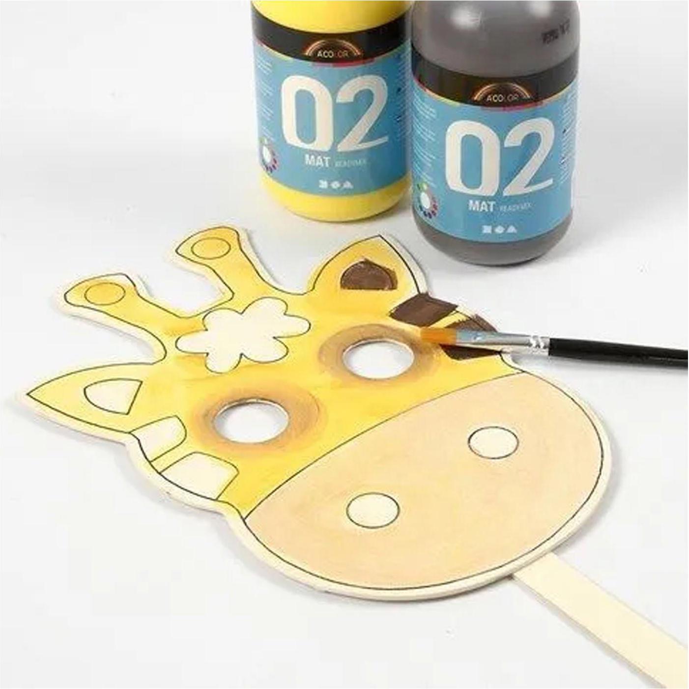 Thumbnail - Creativ Company Versier je Houten Masker, 16st.