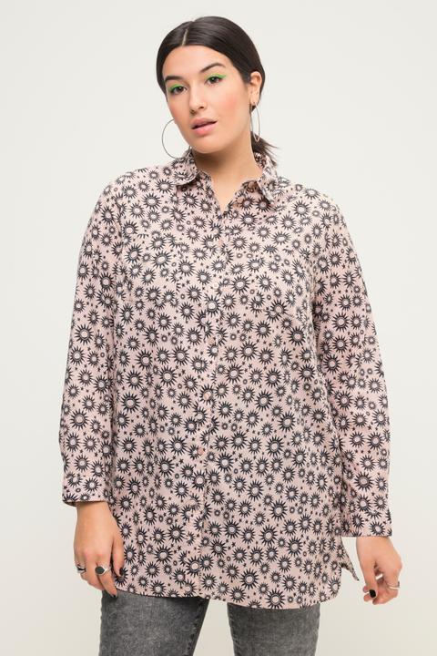 Immagine prodotto Studio Untold Camicia dal taglio squadrato con stampa con soli, collo da camicia e maniche lunghe (42, 44)