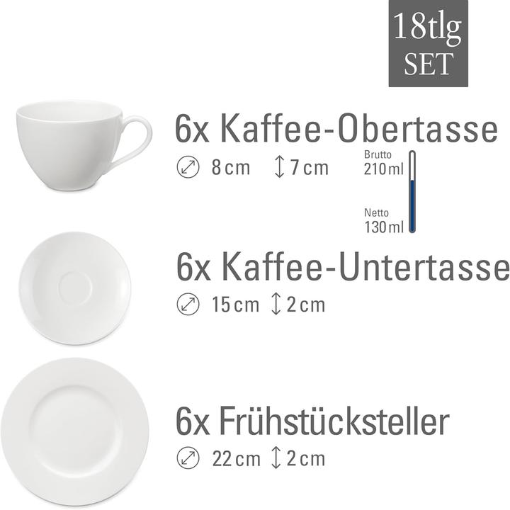 Immagine prodotto Vivo by Villeroy & Boch Basic White (18 pz.)