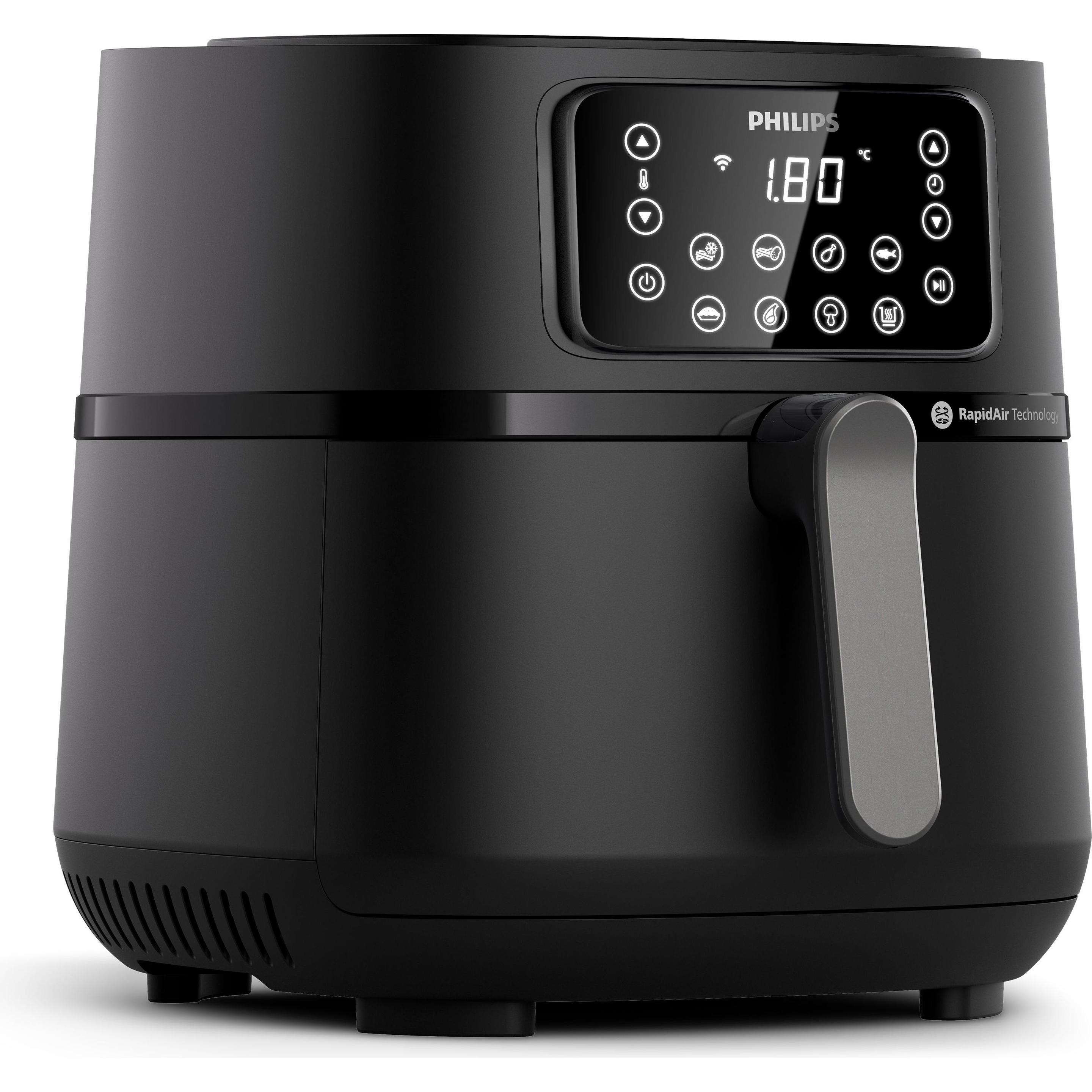 Philips 5000 series HD9285/90, Fritteuse, Schwarz, Silber
