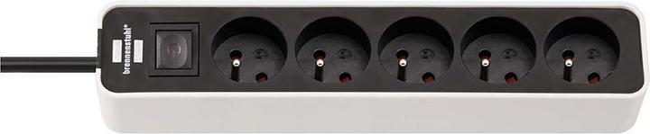 Productafbeelding Brennenstuhl Meervoudige wandcontactdoos / zwart (5 x, 5 m)