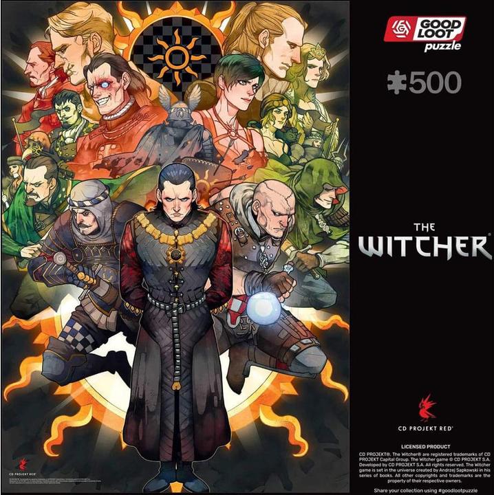 Produktbild Good Loot Gaming Puzzle: The Witcher Nilfgaard (500 pieces) (500 Teile)