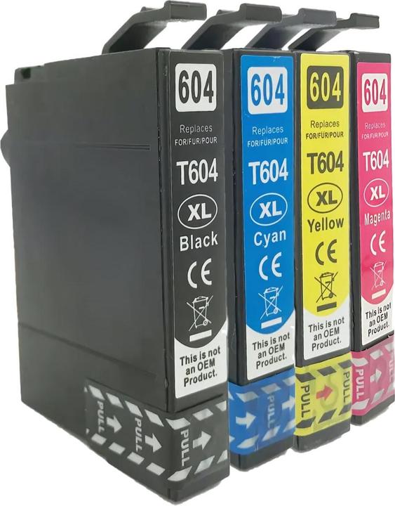 Produktbild Hermex Kompatible Tintenpatrone XL für Epson WorkForce WF-2935DWF (M, C, Y, BK)