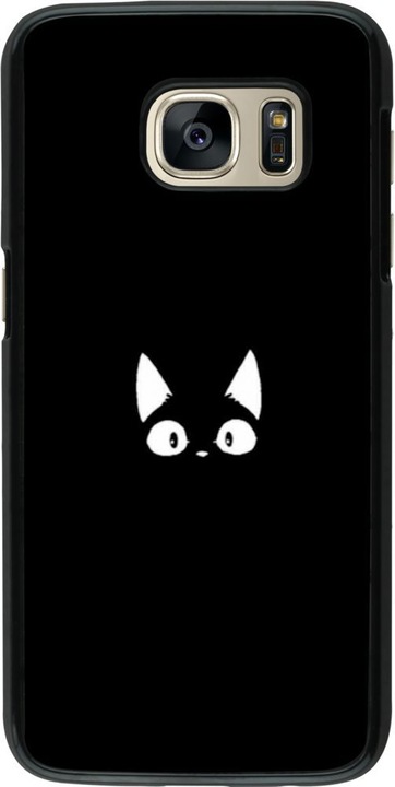 Immagine prodotto PhoneLook Copertina Gatto divertente su nero (Samsung Galaxy S7)