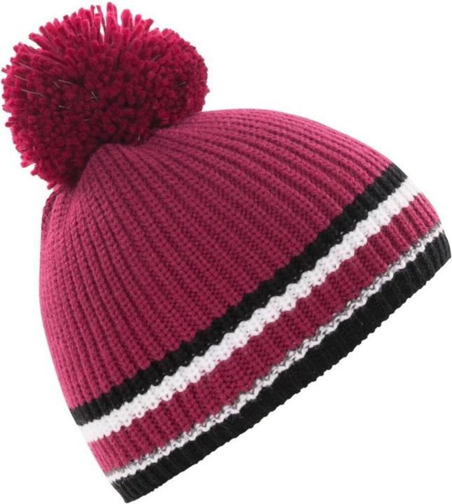 Actual product image Trespass LIT children pom pom cap with reflective effect