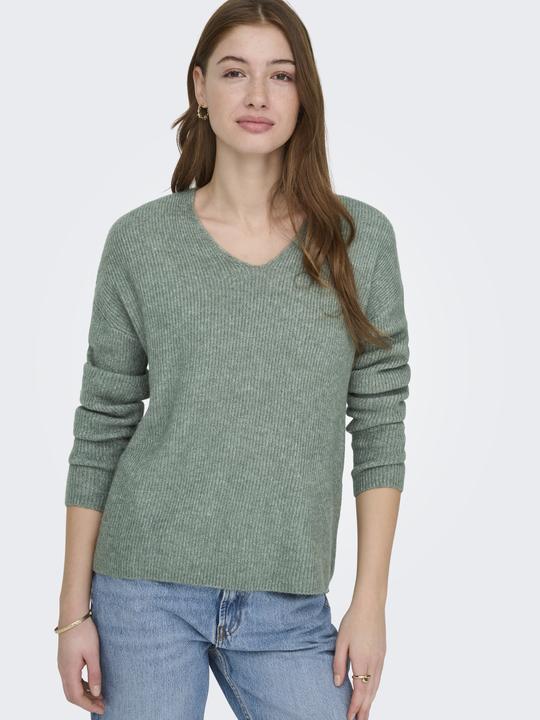 Actual product image Only V-neck knit jumper (XS)