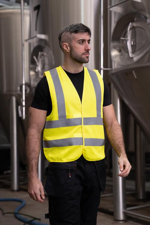 Immagine prodotto Korntex Gilet ad alta visibilità con 4 strisce riflettenti (XXL)