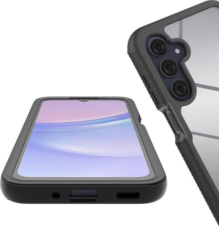 Actual product image Tech-Protect Defense360 Case for Samsung Galaxy A16 4G / 5G - Black (Samsung Galaxy A16 5G)
