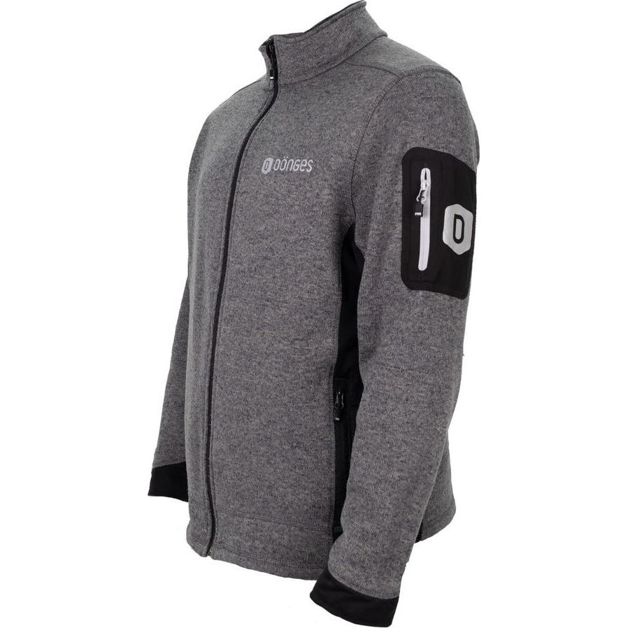 Thumbnail - Dönges, Herren, Jacke, Strickfleecejacke, anthrazit, Herren, Grösse XXXXL (3XL), Grau, 3XL