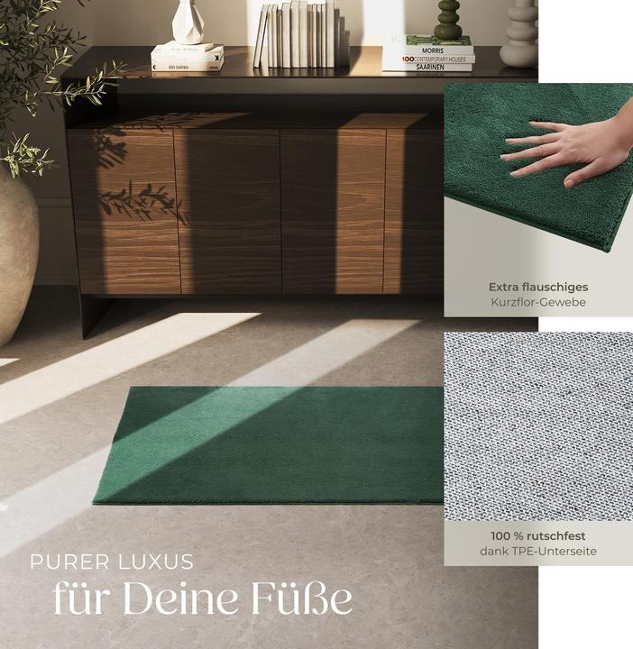 Immagine prodotto tectake Tappeto a pelo corto Soft Zone (60 x 110 cm)