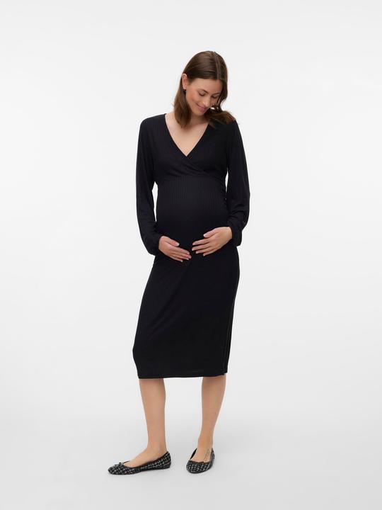 Image du produit Mamalicious Coupe normale Col en V Robe midi (S)