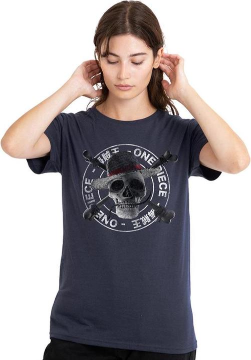Immagine prodotto One Piece Maglietta Teschio e Ossa Incrociate Donna (XXL)