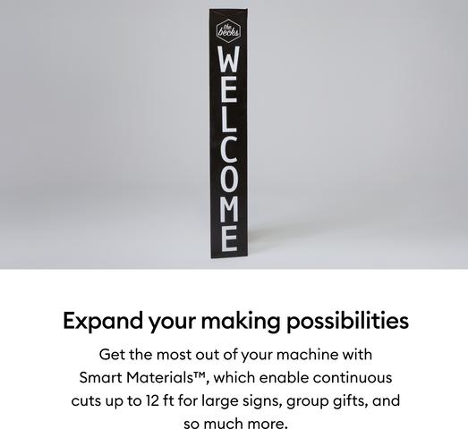 Immagine prodotto Cricut Vinylfolie Smart Permanent 33 x 91.4 cm, 1 Stück, Grün