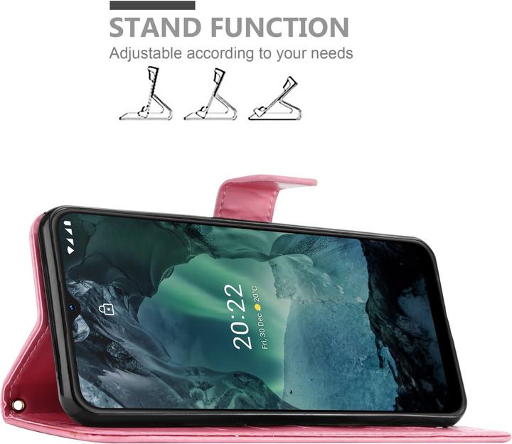 Image du produit Cadorabo Housse Flower Book pour Nokia G11 / G21 (Nokia G11, Nokia G21)