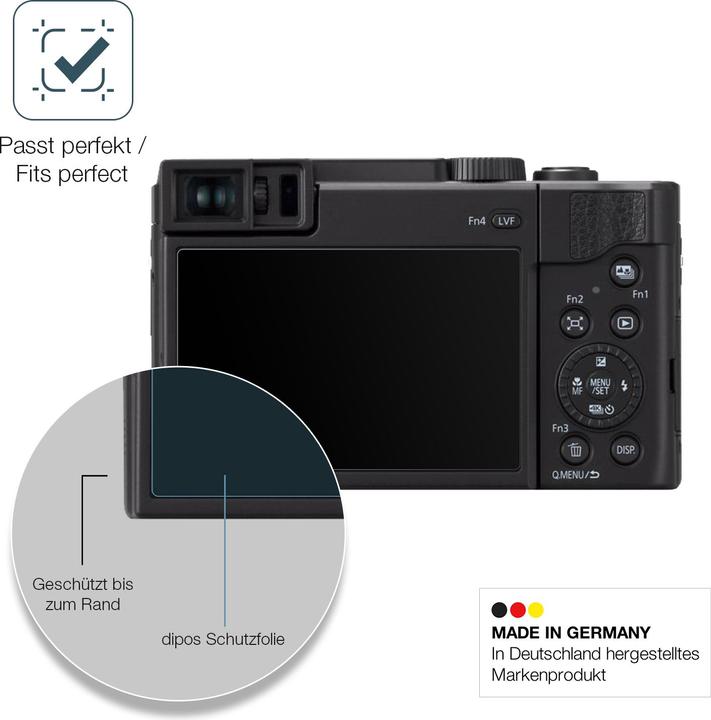 Produktbild Dipos Anti-Shock Displayschutz Matt 9H (Displayschutz, Kodak Pixpro FZ55)