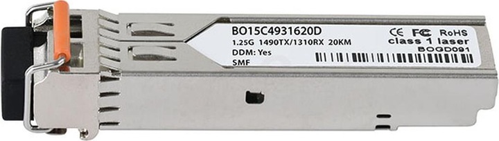 Produktbild BlueOptics 10056-BO. SFP Transceiver-Typ: Faseroptik, Maximale Datenübertragungsrate: 1000 Mbit/s, Schnittstell