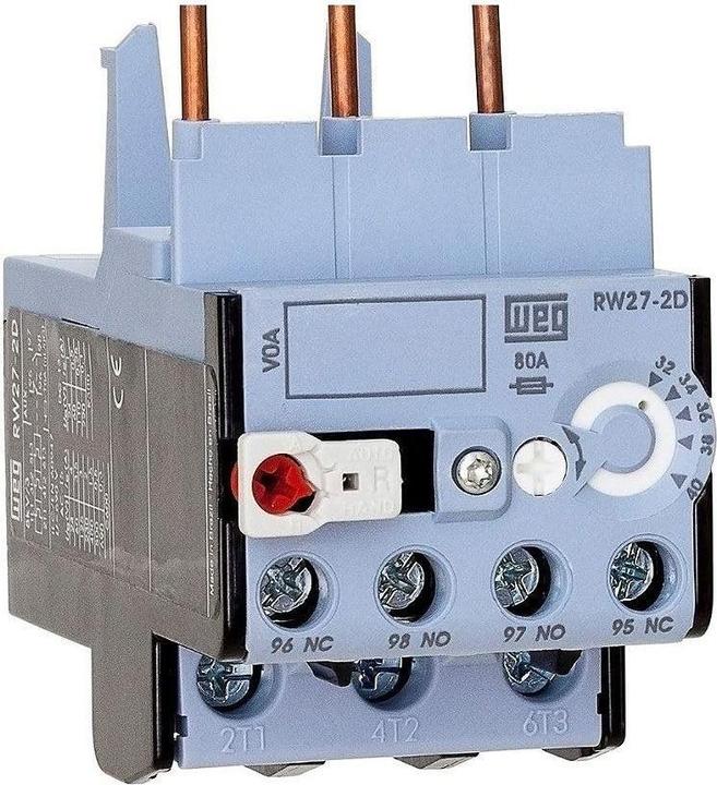 Actual product image Weg RW27-2D3-U032 Motor protection relay 32 3 NO contacts, 1 NO contact, 1 NC contact 1pc.