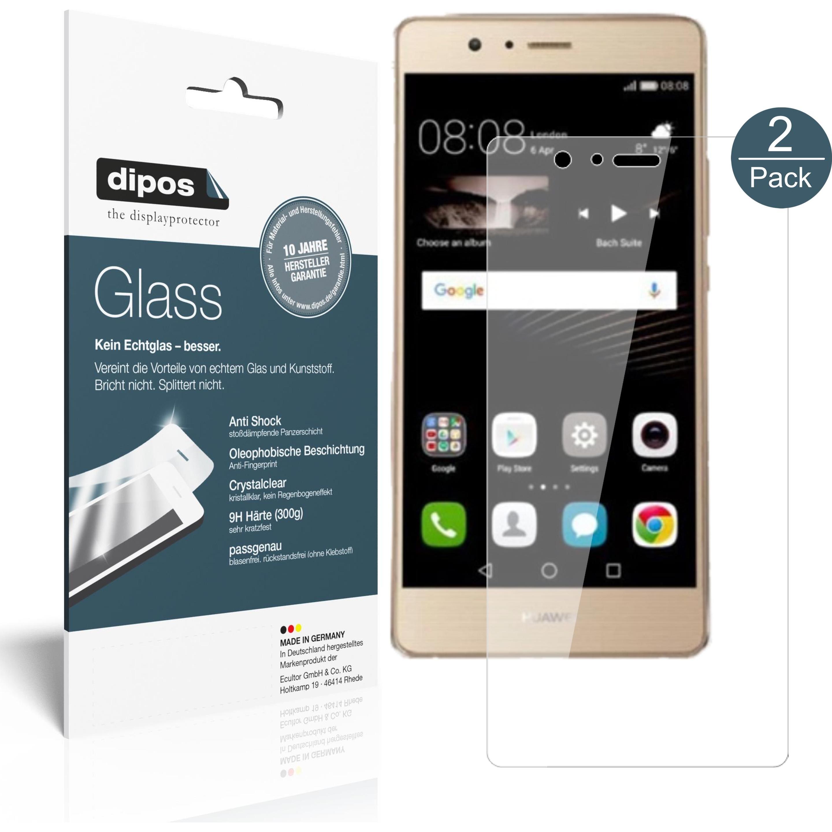Thumbnail - Dipos Displayschutz Anti-Shock (2 Stück, Huawei P9 Lite (2017)), Smartphone Schutzfolie, Transparent