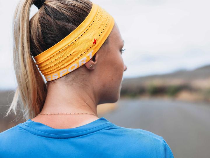Actual product image Compressport Thin Headband On/Off Citrus