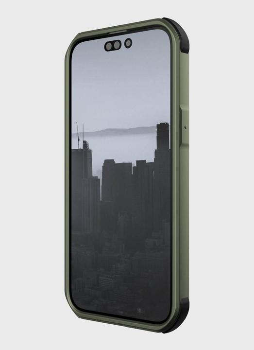 Produktbild X-Doria Raptic Fort Case für iPhone 14 Pro mit grünem MagSafe Armored Cover (Apple iPhone 14 Pro)