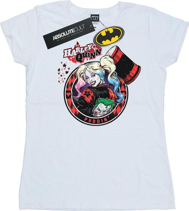 Image du produit - T-shirt HARLEY QUINN JOKER PATCH - Femme (M)