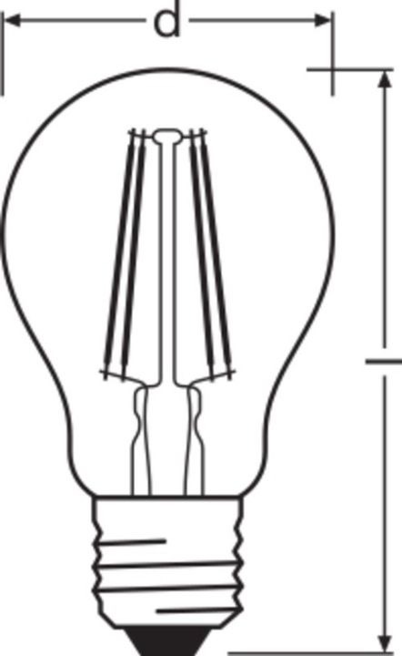 Produktbild Osram Vintage 1906 Led Classic A (E27, 8 W, 950 lm, 1 x, E)