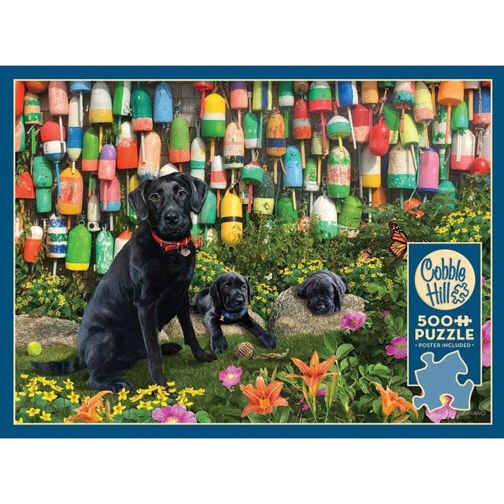 Thumbnail - Cobble Hill Puzzle 500 pieces XXL Pieces - Good Boys (500 Teile)