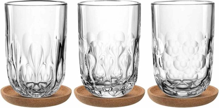 Produktbild Leonardo Cappuccino Becher Gocce mit Untersetzer 380 ml (380 ml, 6 x)