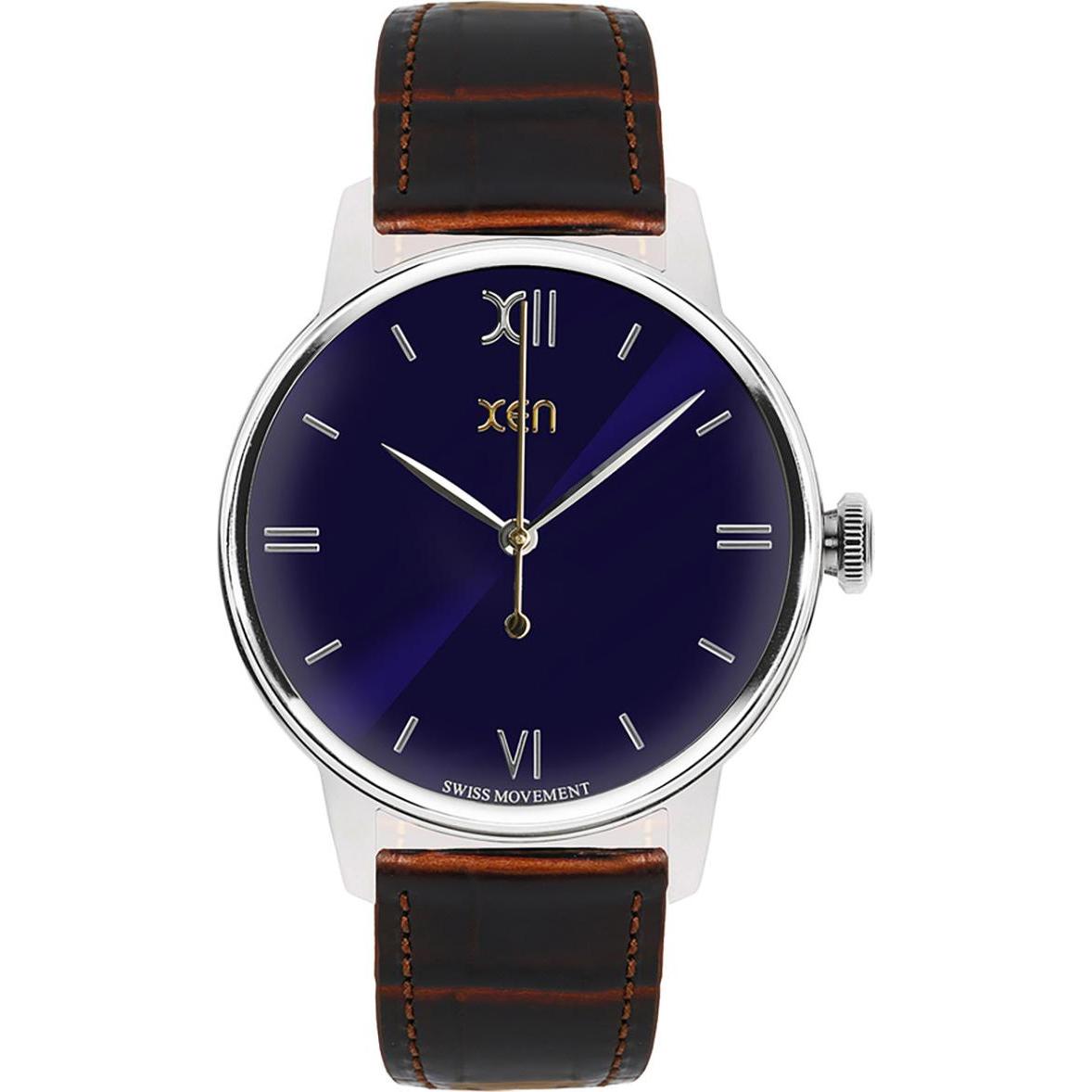 Xen, Armbanduhr, Armbanduhr Classic XQ0302, Braun, (Analoguhr, 41 mm)