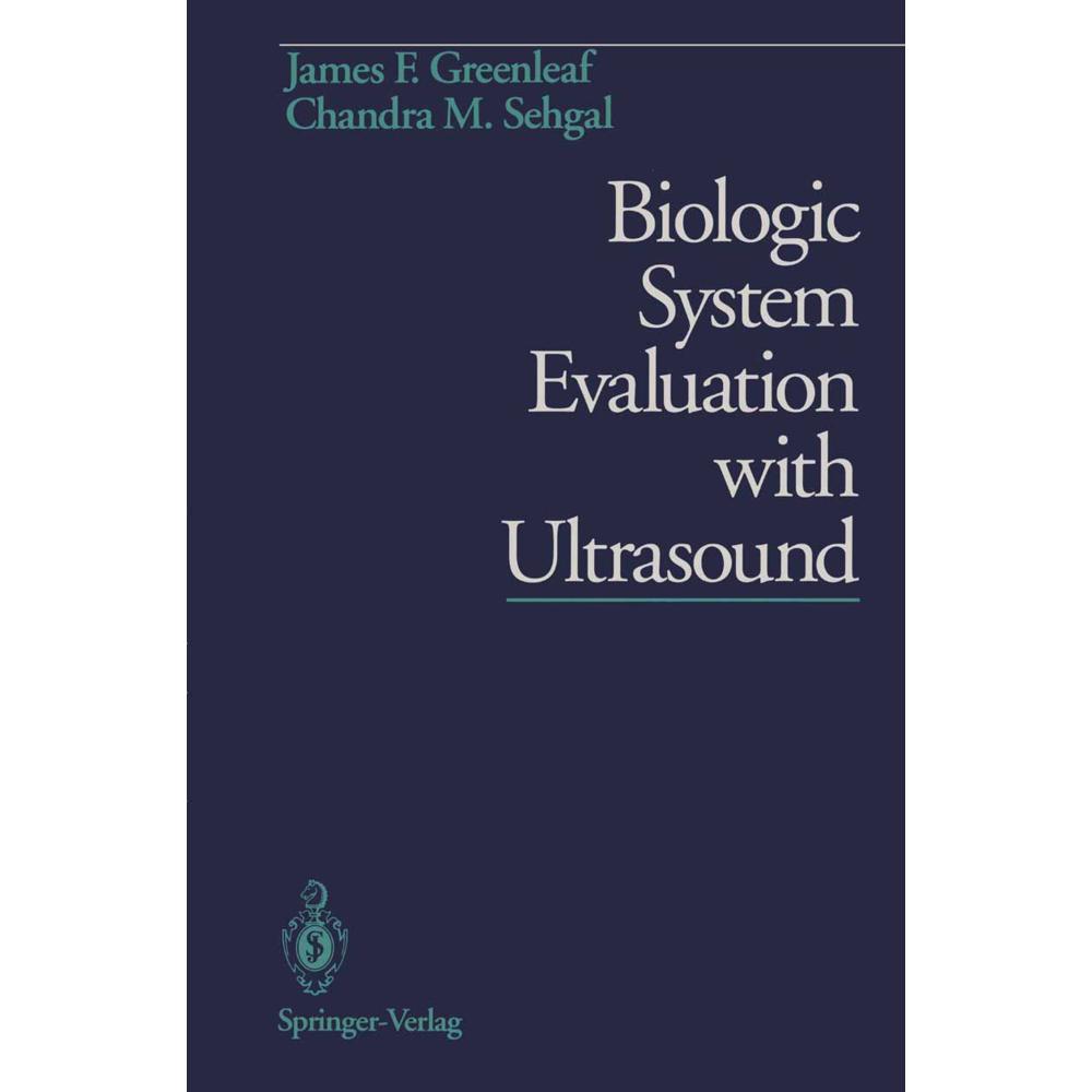 Biologic System Evaluation with Ultrasound, Fachbücher