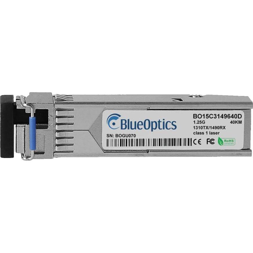 Blueoptics Alaxala SFP-BX4U Compatibile Sfp BO15C3149640D, Ricetrasmettitore, Argento