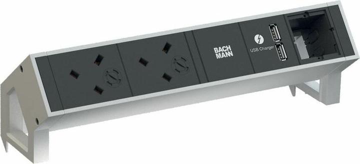 Produktbild Bachmann DESK2 - 2xUK (3,15A) (2x, BS 1363, CEE 7/3)