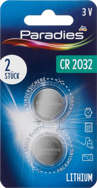 Actual product image Paradies Button cell CR 2032 (2 pcs., CR2032)