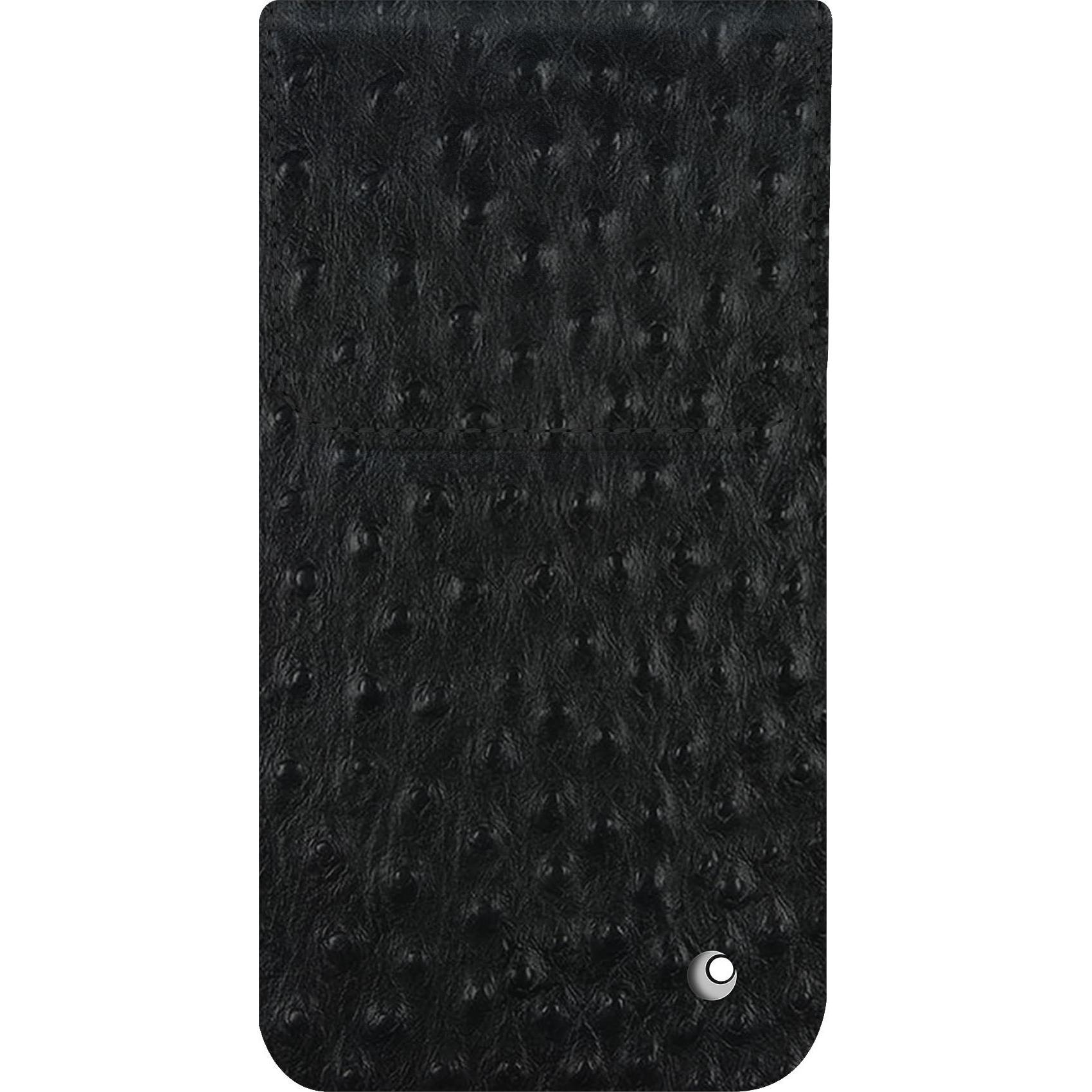 Noreve Lederschutzhülle (Apple iPhone 16 Plus), Smartphone Hülle, Schwarz