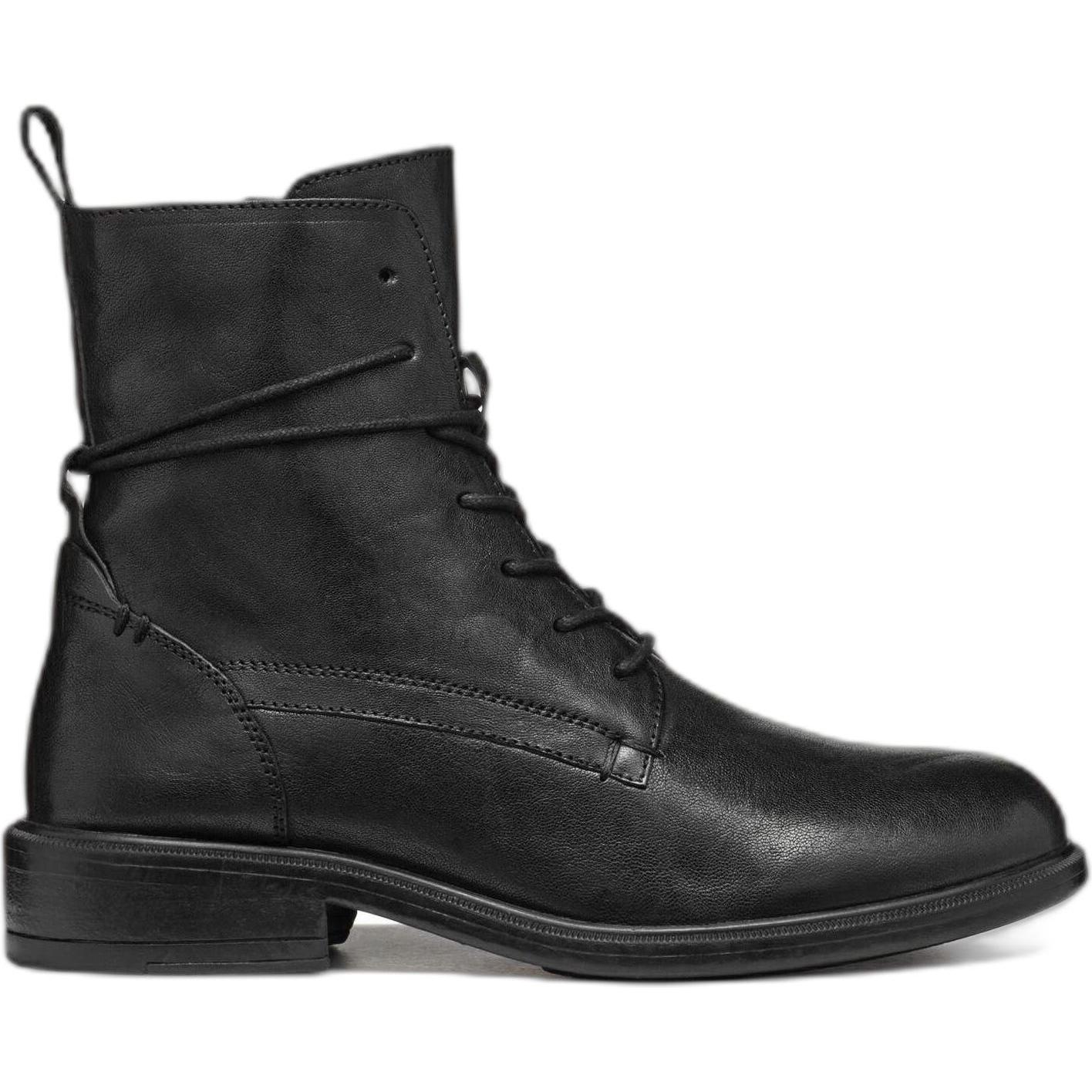 Geox, Damen, Boots + Stiefel, Catria, Schwarz, (39.5)