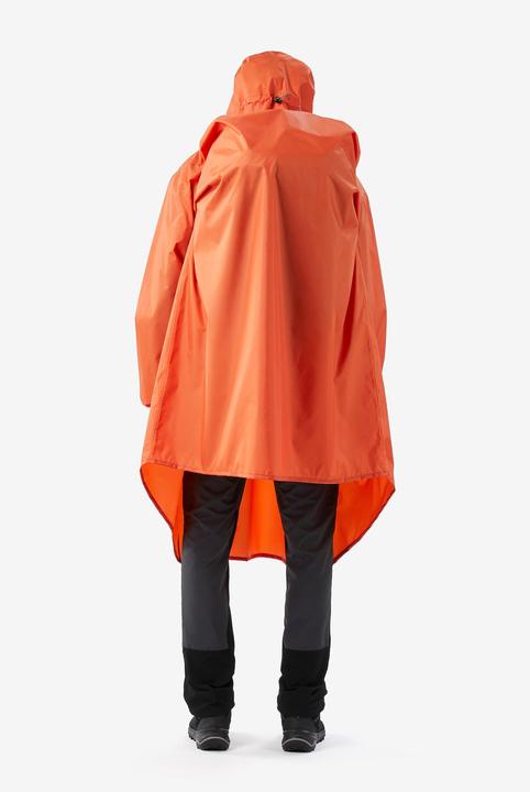 Actual product image Forclaz Poncho Regencape 60 l Wandern - MT500 orange (XL)