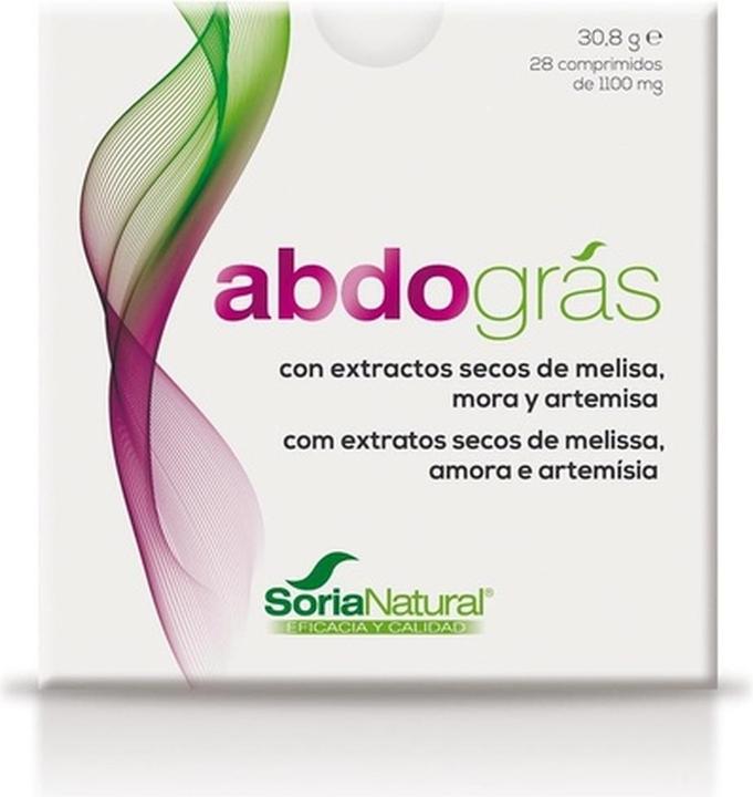 Soria Natural ABDOGRAS Belly Fat Reducer 28 Tablets (Körperlotion)