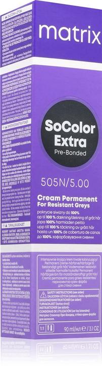 Produktbild Matrix SoColor Pre-Bonded 505n Extra Coverage Light Brown 90ml (Braun)