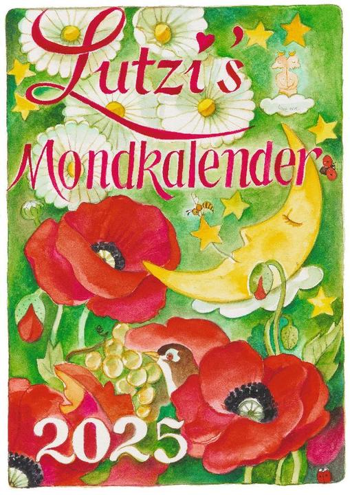 Produktbild Lutzi Kal. 's Mondkalender kurz (24 x 34 cm, Harter Einband, Deutsch)