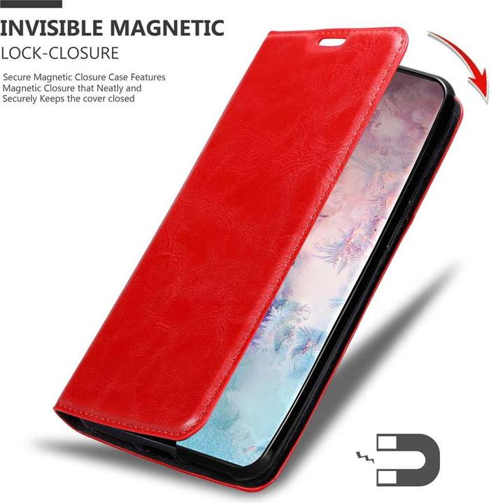 Actual product image Cadorabo Book Invisible Magnet Cover (Samsung Galaxy Note 10+)