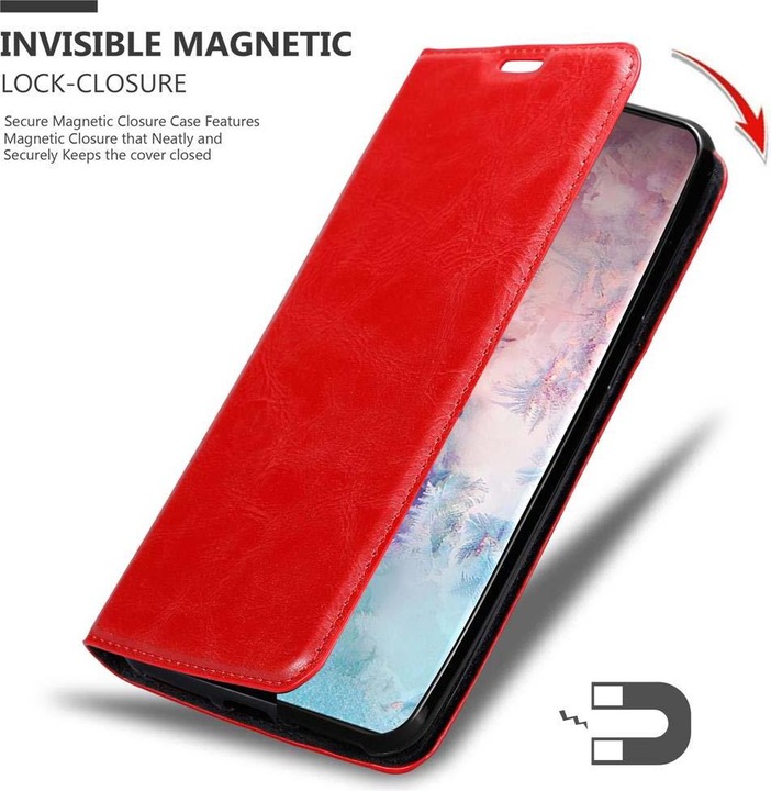 Actual product image Cadorabo Book Invisible Magnet Cover (Samsung Galaxy Note 10+)