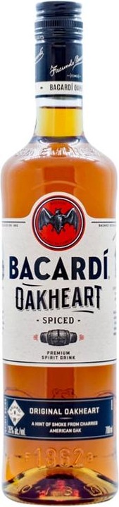 Image du produit Bacardi Oakheart Smooth + Spiced (1 x 70 cl)